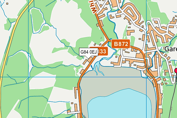 G84 0EJ map - OS VectorMap District (Ordnance Survey)