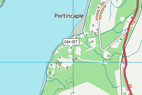 G84 0ET map - OS VectorMap District (Ordnance Survey)