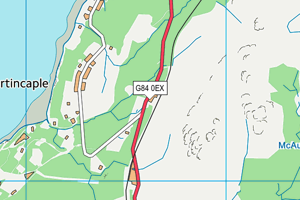 G84 0EX map - OS VectorMap District (Ordnance Survey)