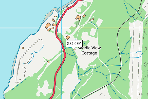 G84 0EY map - OS VectorMap District (Ordnance Survey)