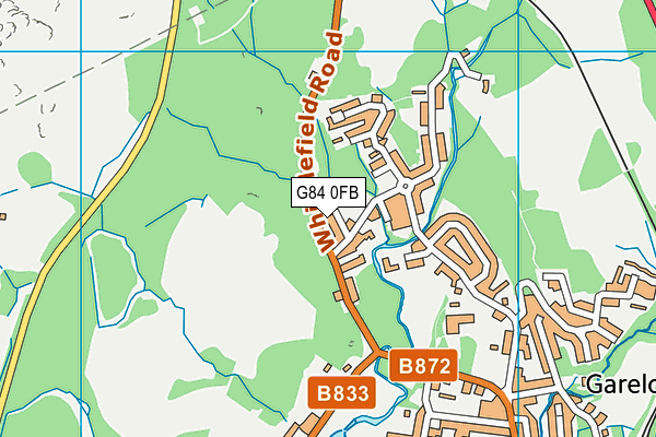 G84 0FB map - OS VectorMap District (Ordnance Survey)