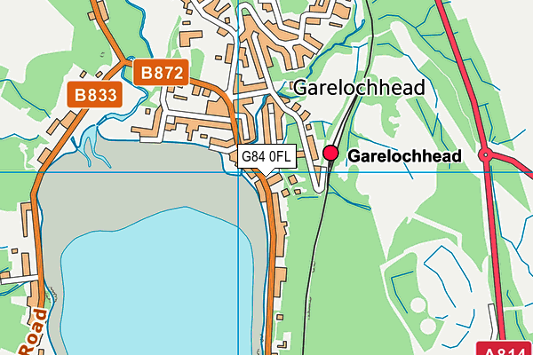 G84 0FL map - OS VectorMap District (Ordnance Survey)