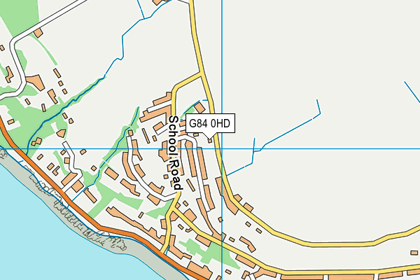 G84 0HD map - OS VectorMap District (Ordnance Survey)