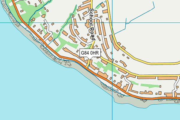 G84 0HR map - OS VectorMap District (Ordnance Survey)