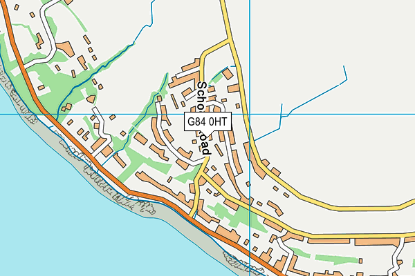 G84 0HT map - OS VectorMap District (Ordnance Survey)