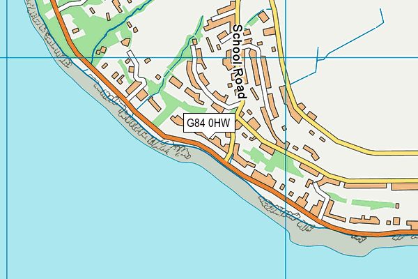 G84 0HW map - OS VectorMap District (Ordnance Survey)