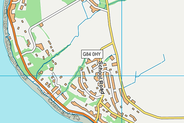 G84 0HY map - OS VectorMap District (Ordnance Survey)