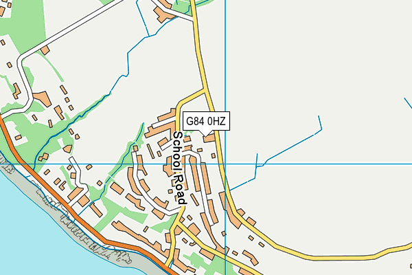 G84 0HZ map - OS VectorMap District (Ordnance Survey)