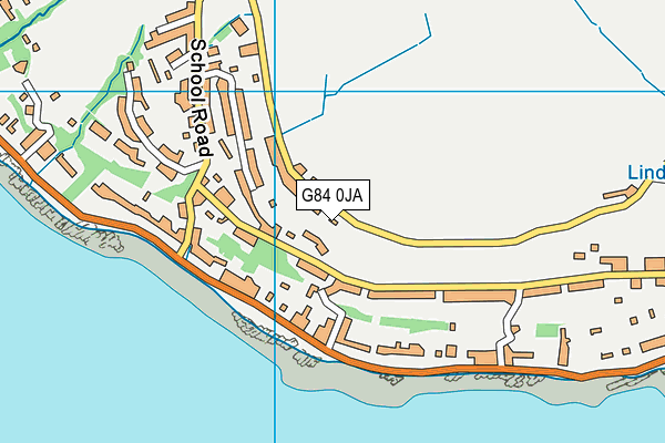 G84 0JA map - OS VectorMap District (Ordnance Survey)