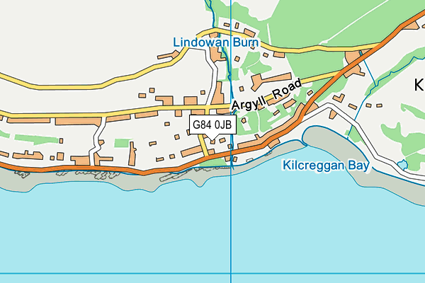 G84 0JB map - OS VectorMap District (Ordnance Survey)