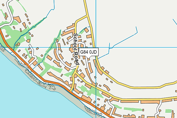 G84 0JD map - OS VectorMap District (Ordnance Survey)