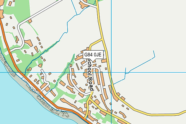 G84 0JE map - OS VectorMap District (Ordnance Survey)