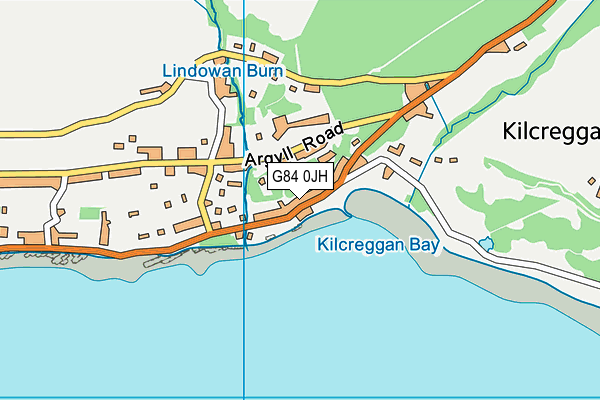 G84 0JH map - OS VectorMap District (Ordnance Survey)