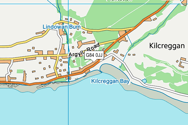 G84 0JJ map - OS VectorMap District (Ordnance Survey)