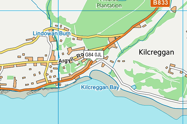 G84 0JL map - OS VectorMap District (Ordnance Survey)