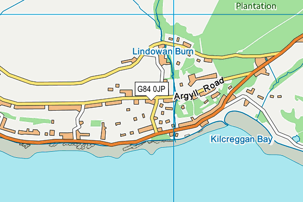 G84 0JP map - OS VectorMap District (Ordnance Survey)