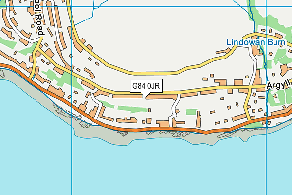 G84 0JR map - OS VectorMap District (Ordnance Survey)