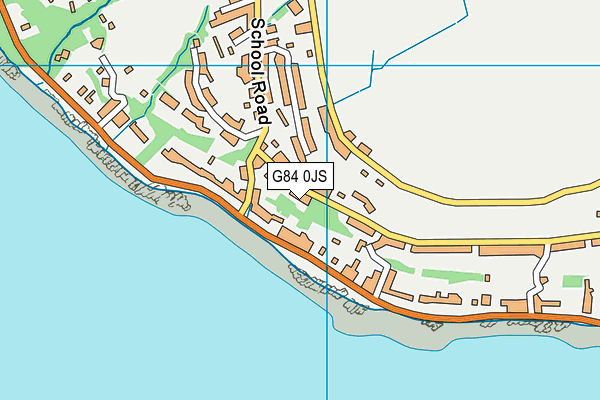 G84 0JS map - OS VectorMap District (Ordnance Survey)