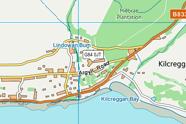 G84 0JT map - OS VectorMap District (Ordnance Survey)