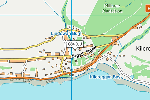 G84 0JU map - OS VectorMap District (Ordnance Survey)