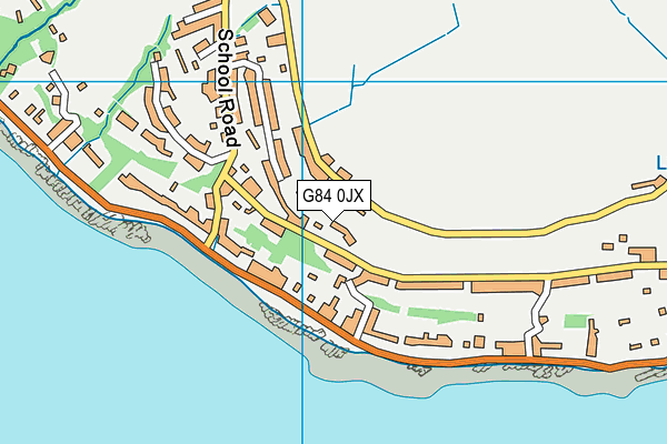 G84 0JX map - OS VectorMap District (Ordnance Survey)