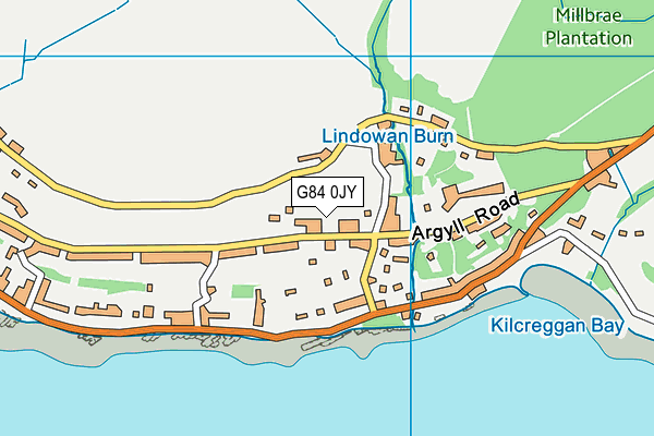 G84 0JY map - OS VectorMap District (Ordnance Survey)