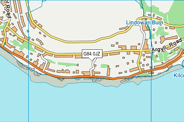 G84 0JZ map - OS VectorMap District (Ordnance Survey)