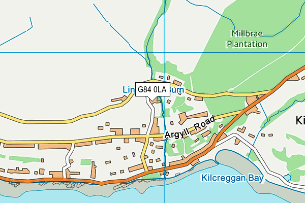 G84 0LA map - OS VectorMap District (Ordnance Survey)