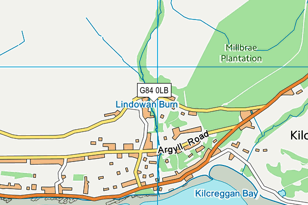 G84 0LB map - OS VectorMap District (Ordnance Survey)