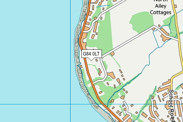 G84 0LT map - OS VectorMap District (Ordnance Survey)