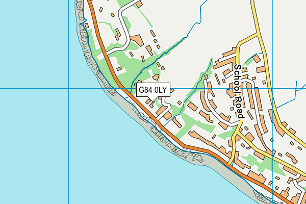 G84 0LY map - OS VectorMap District (Ordnance Survey)