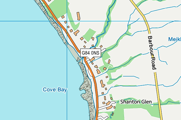 G84 0NS map - OS VectorMap District (Ordnance Survey)