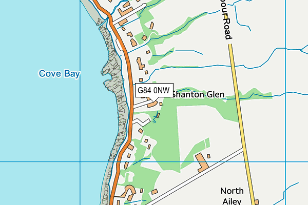 G84 0NW map - OS VectorMap District (Ordnance Survey)