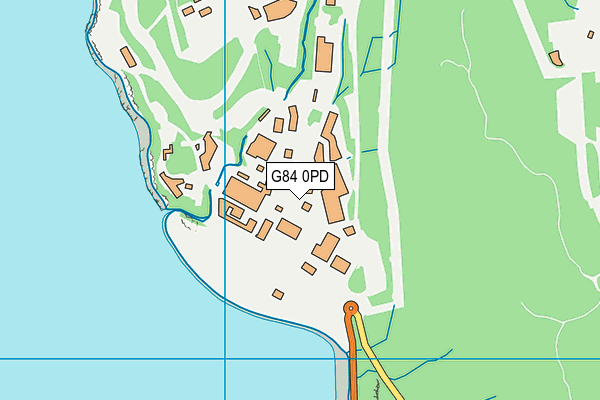 G84 0PD map - OS VectorMap District (Ordnance Survey)