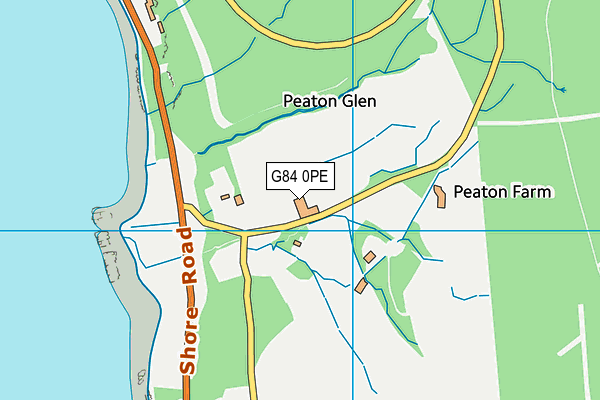 G84 0PE map - OS VectorMap District (Ordnance Survey)