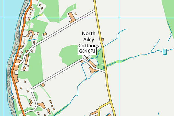 G84 0PJ map - OS VectorMap District (Ordnance Survey)