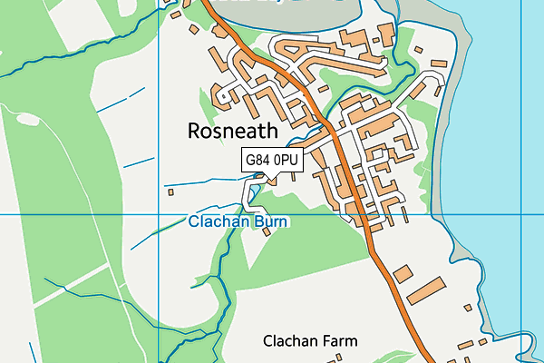 G84 0PU map - OS VectorMap District (Ordnance Survey)