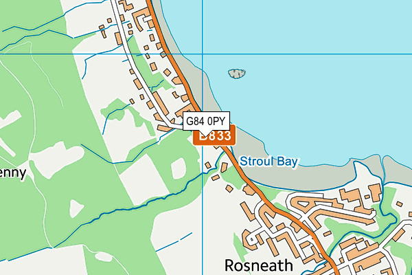 G84 0PY map - OS VectorMap District (Ordnance Survey)