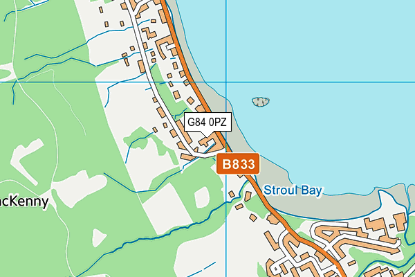 G84 0PZ map - OS VectorMap District (Ordnance Survey)