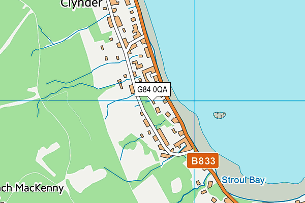 G84 0QA map - OS VectorMap District (Ordnance Survey)