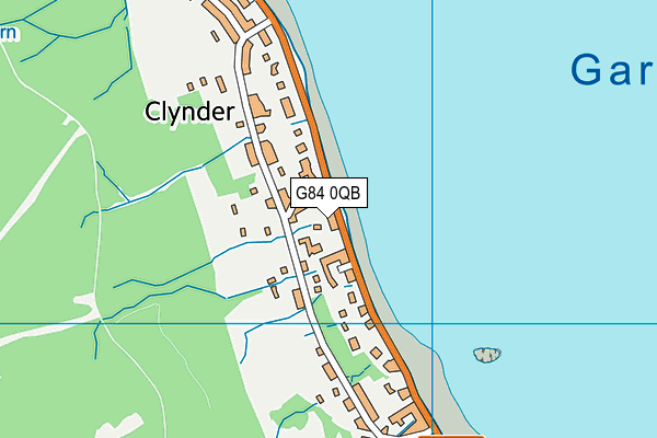 G84 0QB map - OS VectorMap District (Ordnance Survey)