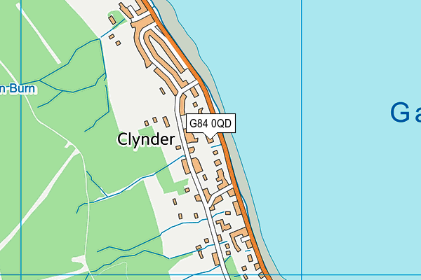 G84 0QD map - OS VectorMap District (Ordnance Survey)