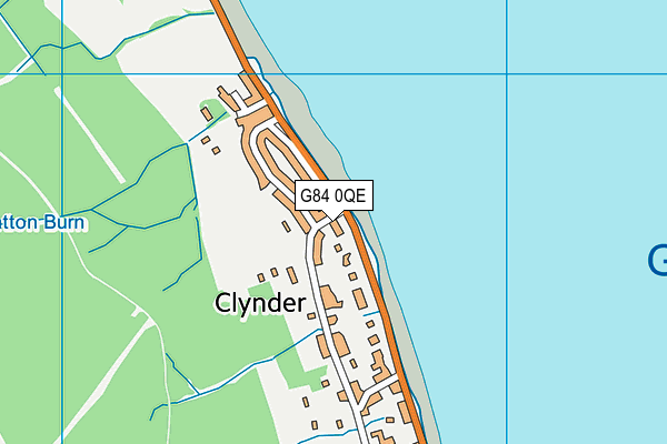 G84 0QE map - OS VectorMap District (Ordnance Survey)