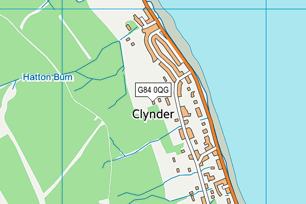 G84 0QG map - OS VectorMap District (Ordnance Survey)