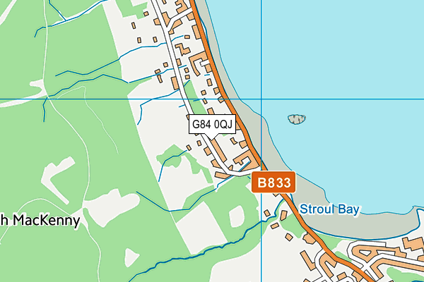 G84 0QJ map - OS VectorMap District (Ordnance Survey)