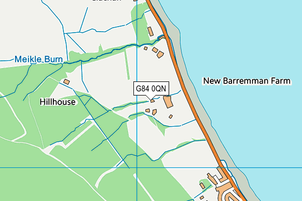 G84 0QN map - OS VectorMap District (Ordnance Survey)