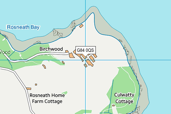 G84 0QS map - OS VectorMap District (Ordnance Survey)