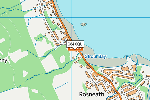 G84 0QU map - OS VectorMap District (Ordnance Survey)