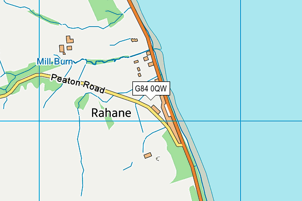 G84 0QW map - OS VectorMap District (Ordnance Survey)