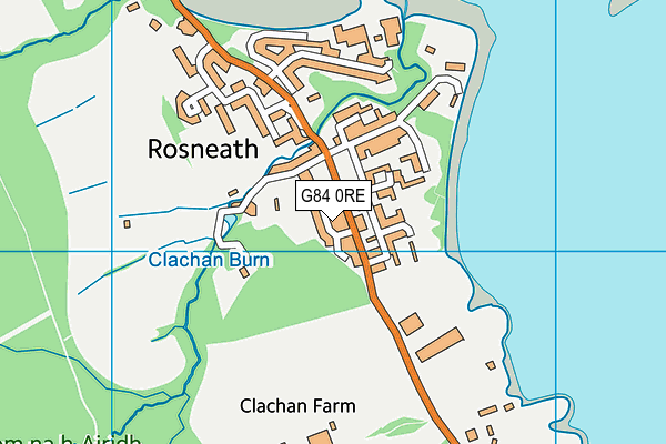 G84 0RE map - OS VectorMap District (Ordnance Survey)